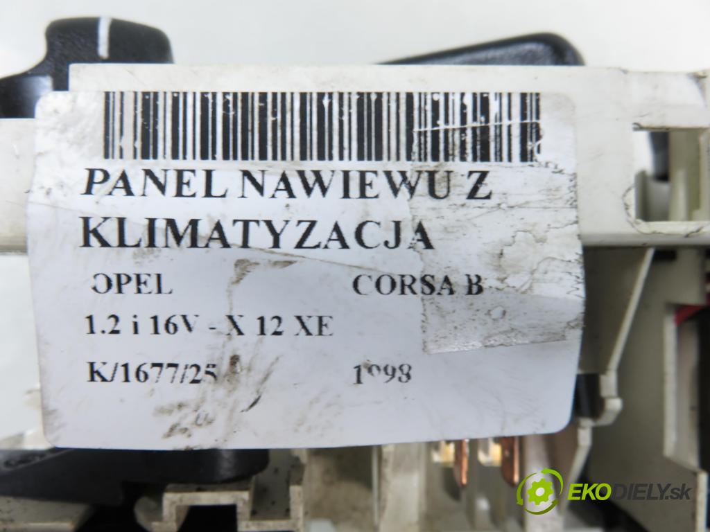 OPEL CORSA B (S93) HB 1998 48,00 1.2 i 16V - X 12 XE 1199,00 Panel kúrenia 90386823