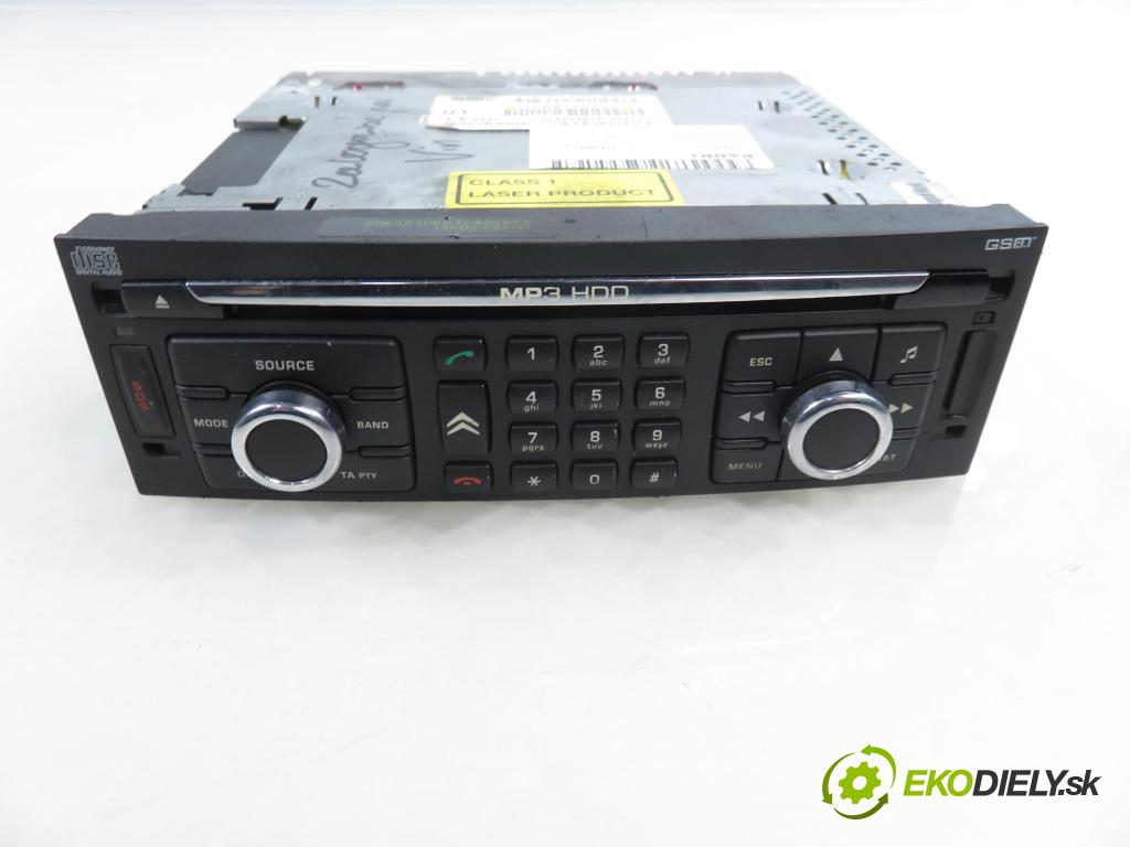 CITROEN C5 III (RD_) SEDAN 2008 155,00 3.0 V6 211 - XFV (ES9A) 2946,00 RADIO CD 96647951ZD