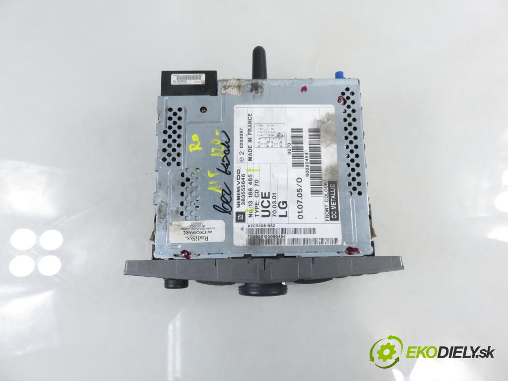 OPEL ASTRA H (A04) HB 2007 66,00 1.3 CDTI 90 - Z 13 DTH 1248,00 RADIO CD 13188465