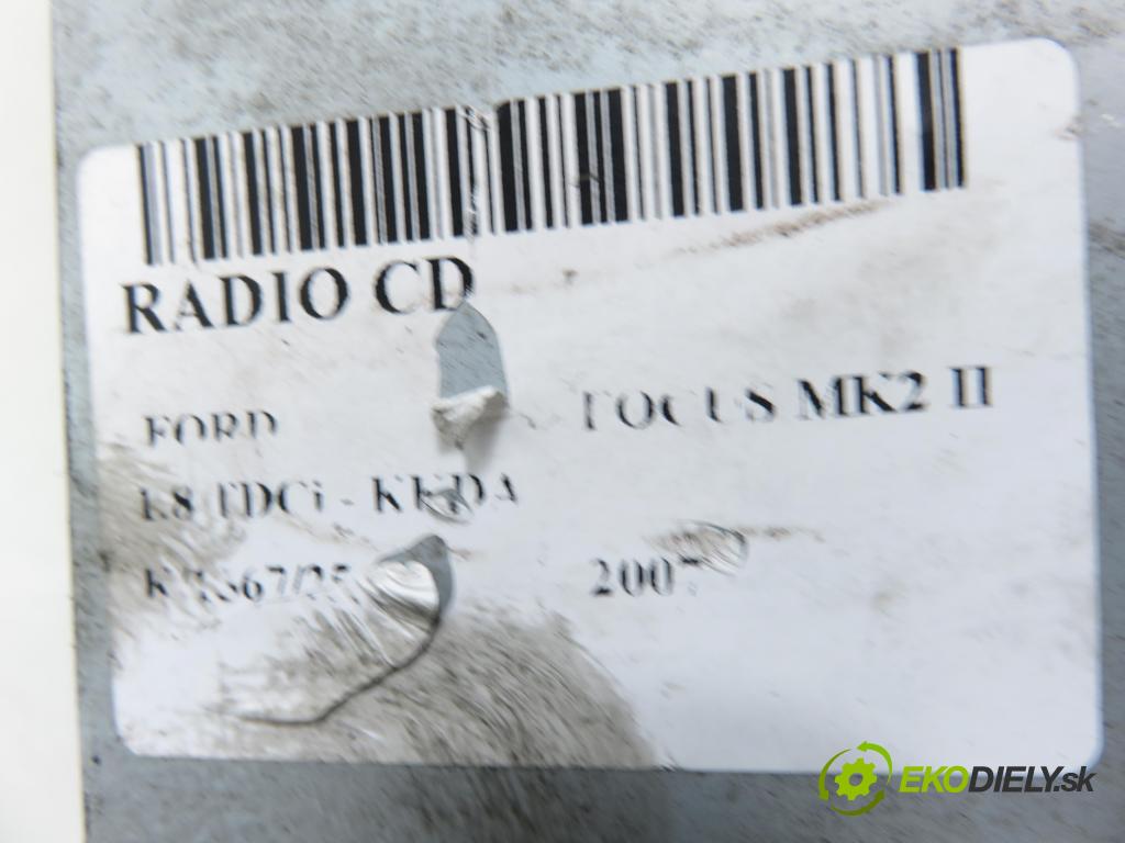 FORD FOCUS II (DA_, HCP) HB 2007 85,00 1.8 TDCi 115 - KKDA 1753,00 RADIO CD 7M5T18C939JE