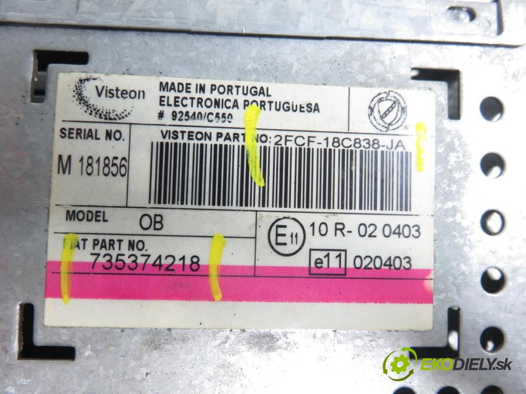 FIAT STILO (192_) HB 2002 59,00 1.2 16V 80 - 188 A5.000 1242,00 RADIO CD 735374218 ; 2FCF18C838JA