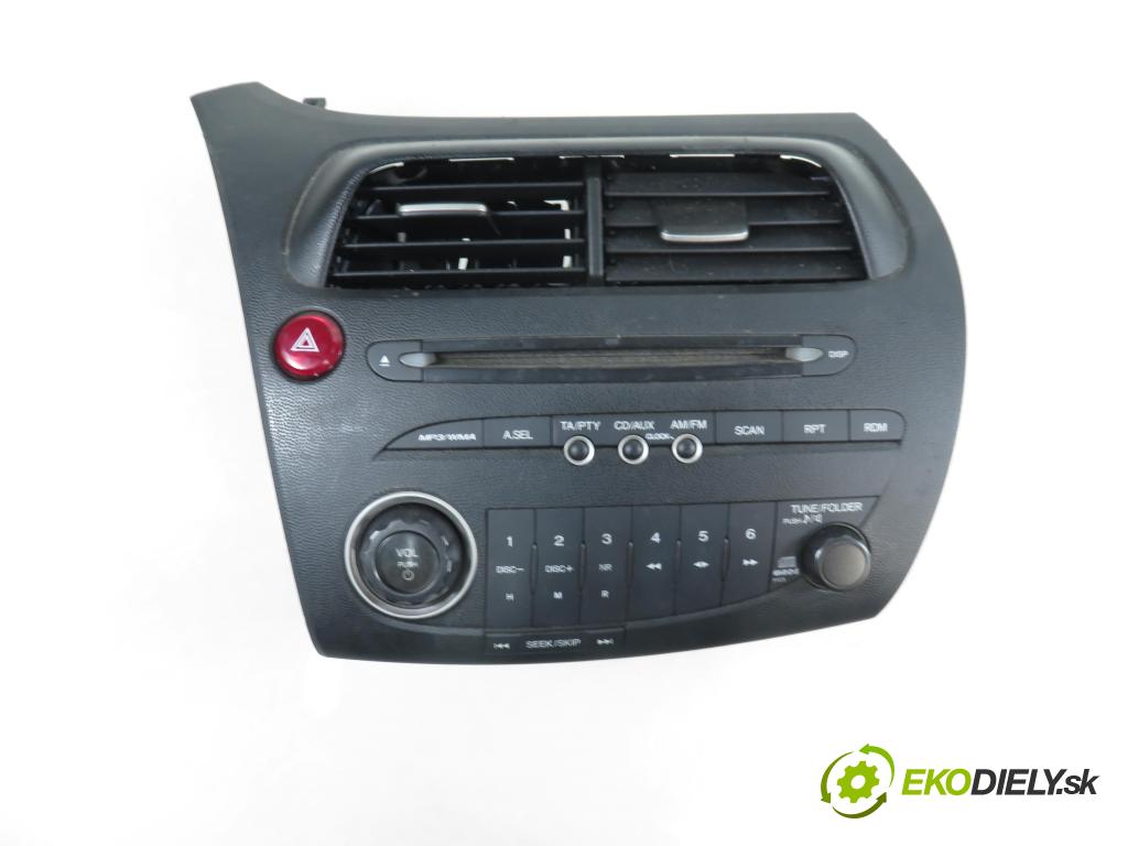 HONDA CIVIC VIII (FN, FK) HB 2006 103,00 2.2 CTDi (FK3) 140 - N22A2 2204,00 RADIO 39100SMGG014M1