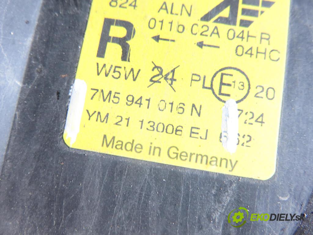FORD GALAXY (WGR) VAN 2002 85,00 1.9 TDI PD 115 - AUY 1896,00 Svetlo PP 0301183202 ; 7M5941016N