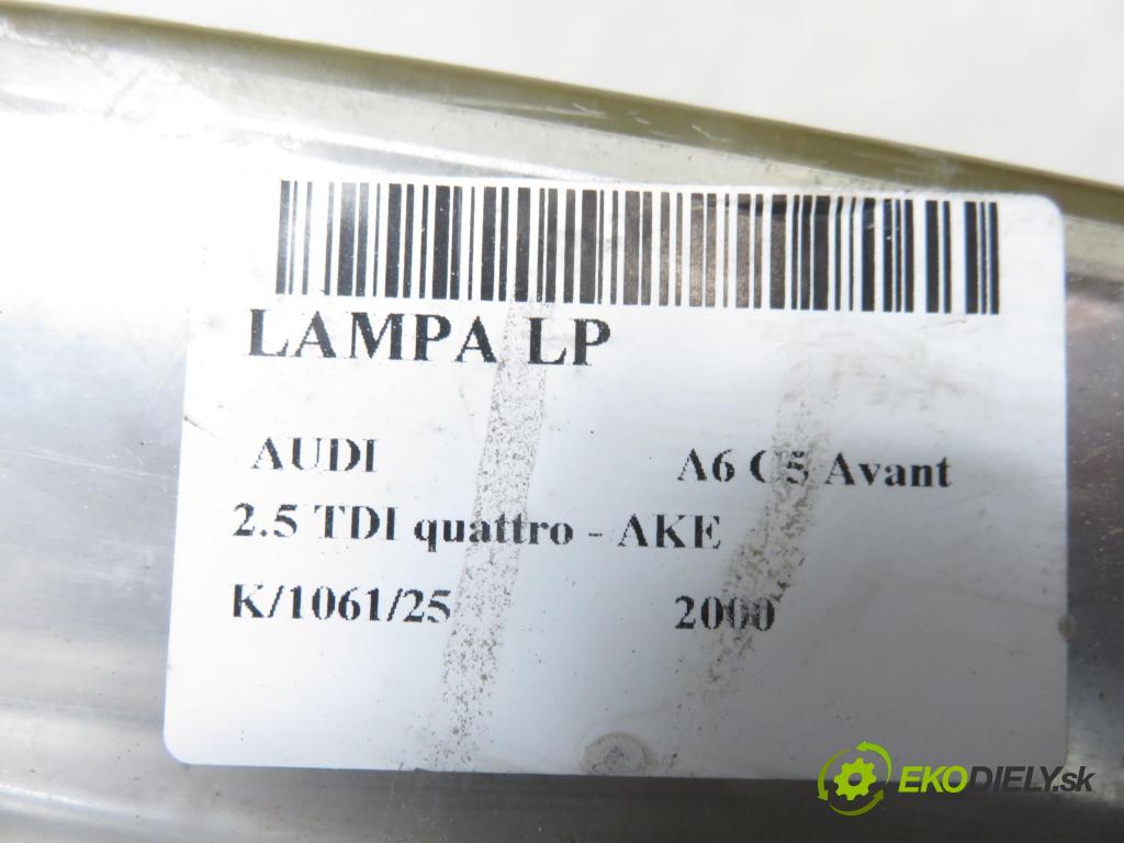 AUDI A6 Avant (4B5, C5) KOMBI 2000 132,00 2.5 TDI V6 180 quattro - AKE 2496,00 Svetlo LP
