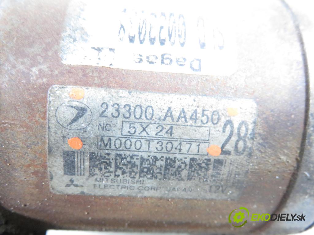 SUBARU FORESTER (SG_) KOMBI 2006 92,00 2.0 AWD 125 - EJ201 1994,00 startér 23300AA450 ; M000T30471 (Startér)