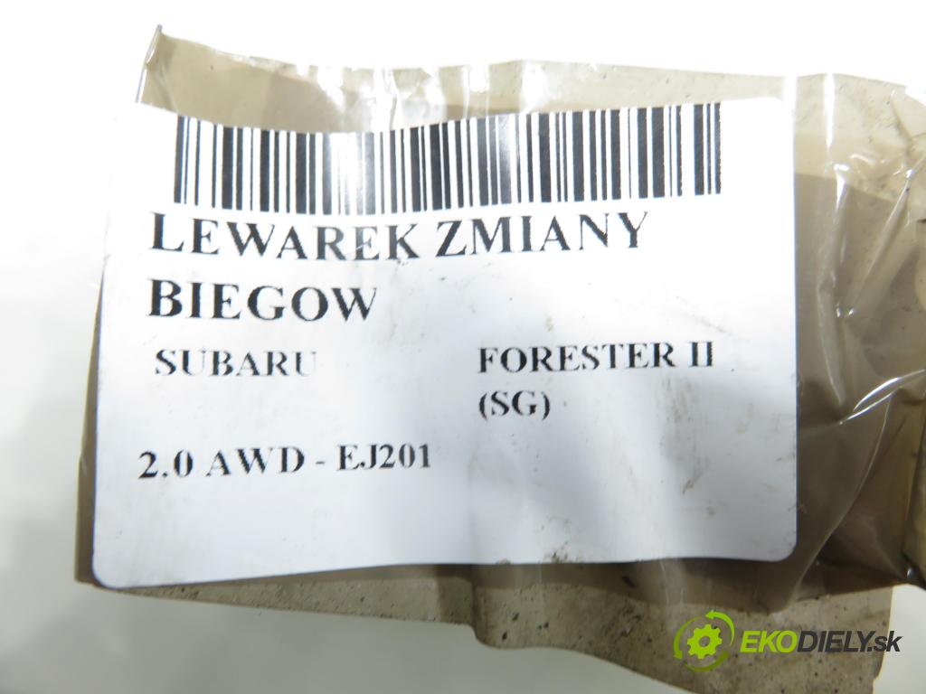 SUBARU FORESTER (SG_) KOMBI 2006 92,00 2.0 AWD 125 - EJ201 1994,00 ZVEDÁK: