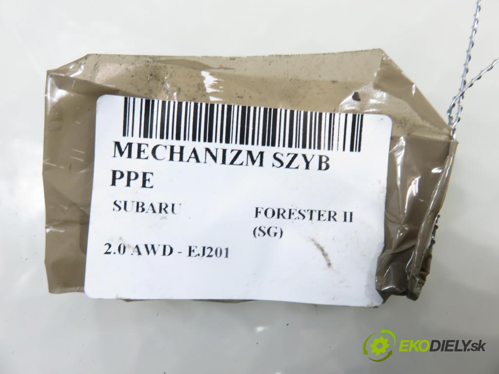 SUBARU FORESTER (SG_) KOMBI 2006 92,00 2.0 AWD 125 - EJ201 1994,00 Mechanizmus okien