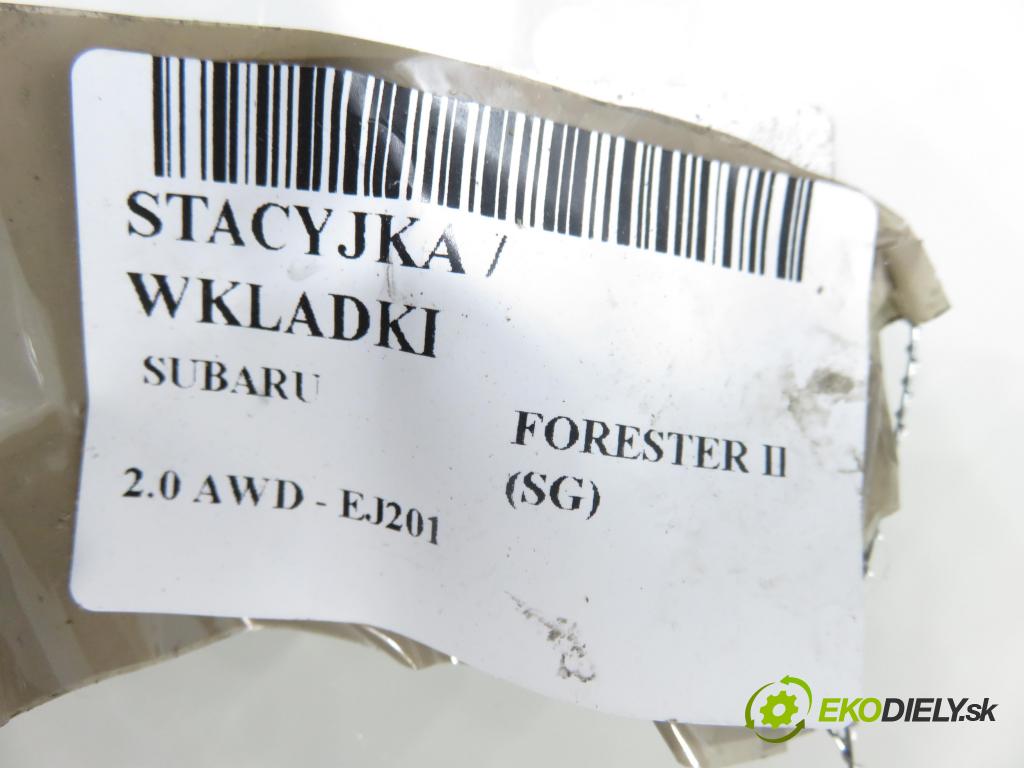 SUBARU FORESTER (SG_) KOMBI 2006 92,00 2.0 AWD 125 - EJ201 1994,00 spinačka / zámky X1T26171