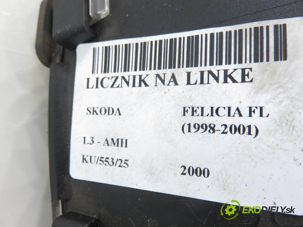 SKODA FELICIA II (6U1) HB 2000 50,00 1.3 MPI 68 1289,00 Prístrojovka na ODKAZ: 443431163820 ; 443431096820 ; 6U0919033G
