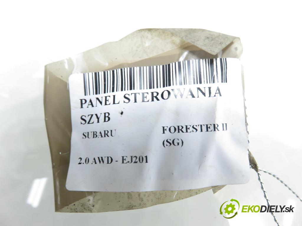 SUBARU FORESTER (SG_) KOMBI 2006 92,00 2.0 AWD 125 - EJ201 1994,00 Panel ovládania okien M1610