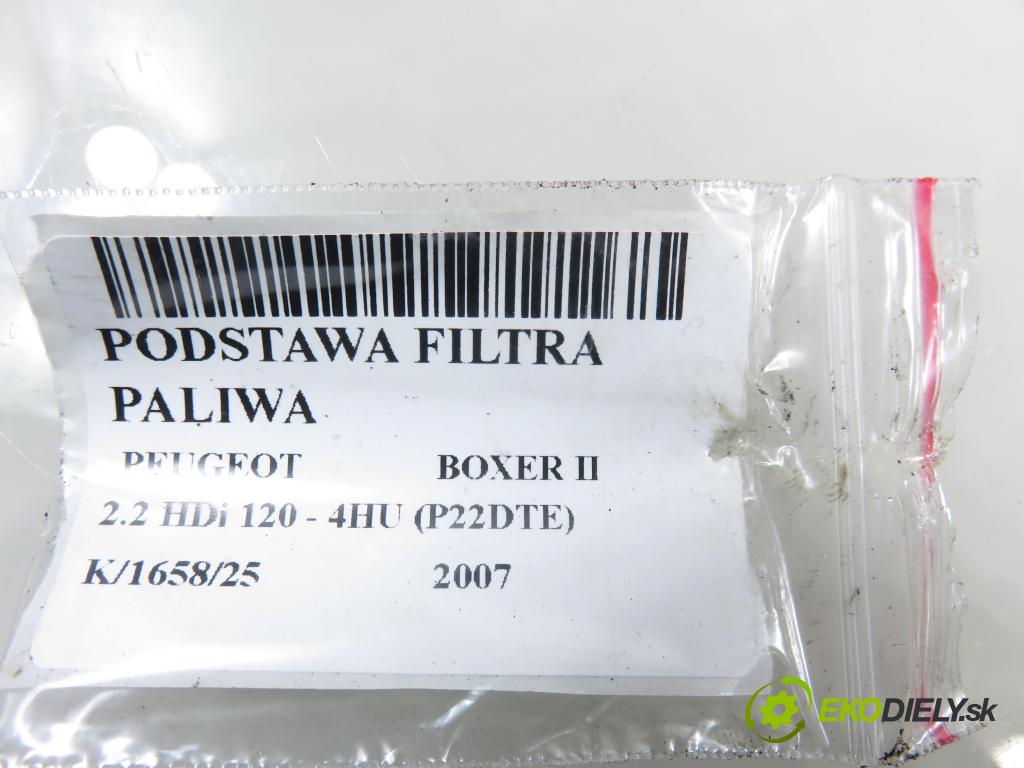 PEUGEOT BOXER Skrzynia FURGON 2007 88,00 2.2 HDi 120 - 4HU (P22DTE) 2198,00 Obal filtra paliva 235514720
