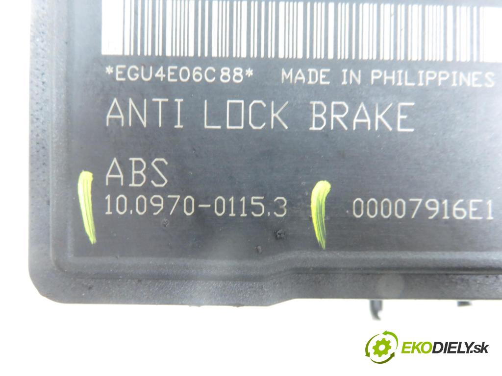 FORD FIESTA V (JH_, JD_) HB 2001 55,00 1.25 16V - FUJA 1242,00 Pumpa ABS 10097001153 ; 10020700334 (Pumpa ABS)