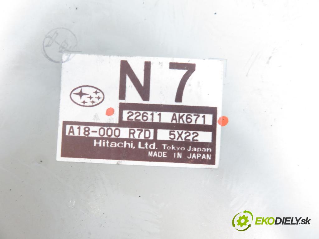 SUBARU FORESTER (SG_) KOMBI 2006 92,00 2.0 AWD 125 - EJ201 1994,00 Riadiaca jednotka Motor 22611AK671