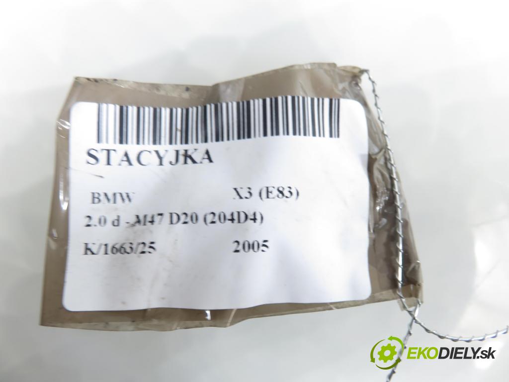 BMW X3 (E83) SUV 2005 110,00 2.0 d 150 - M47 D20 (204D4) 1995,00 spinačka 67640026 (Spínacia skrinka)
