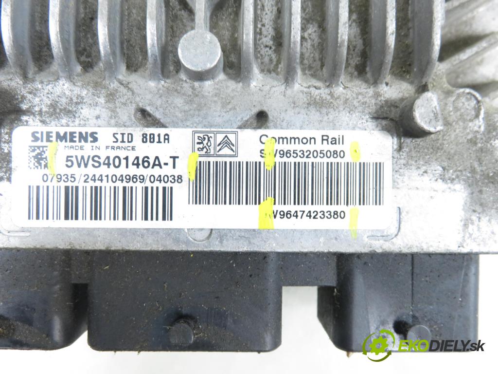 PEUGEOT PARTNER Combispace (5F) KOMBIVAN 2004 66,00 2.0 HDI - RHY (DW10TD) 1997,00 Riadiaca jednotka Motor 5WS40146AT ; 9653205080