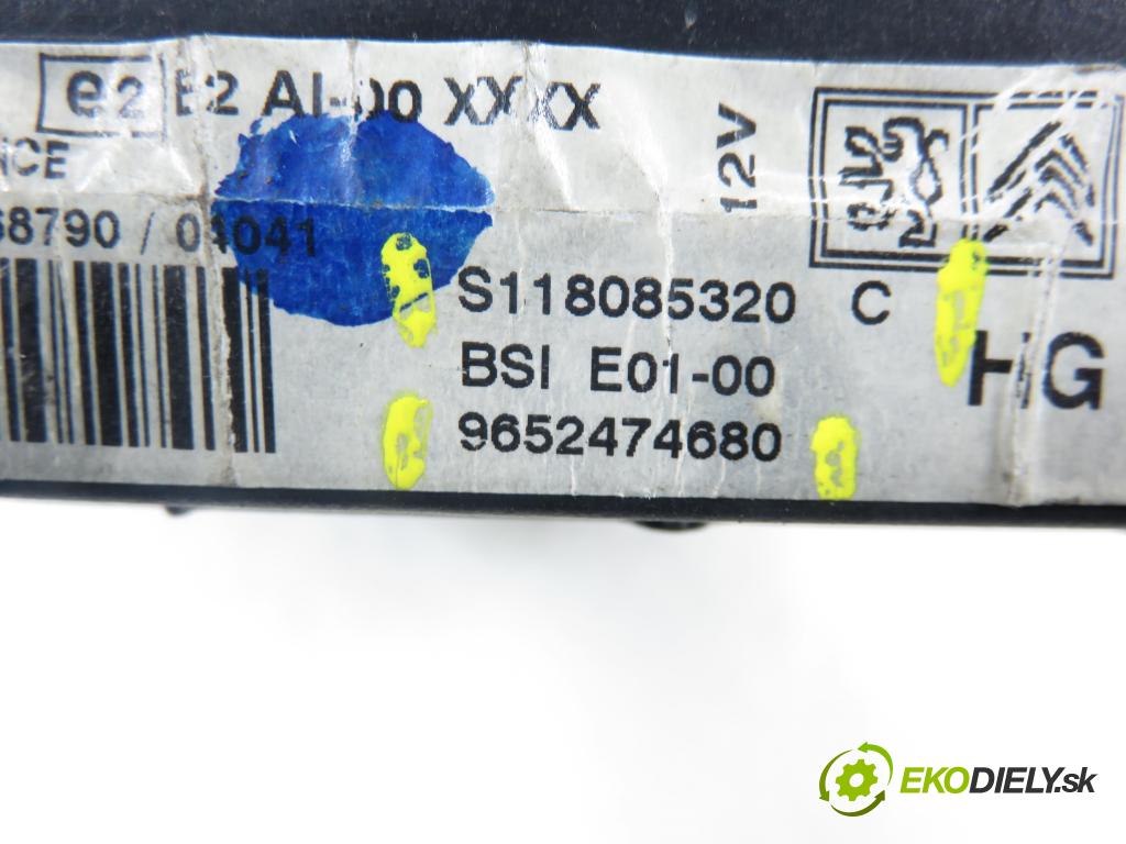 PEUGEOT PARTNER Combispace (5F) KOMBIVAN 2004 66,00 2.0 HDI - RHY (DW10TD) 1997,00 MODUL BSI S118085320C ; 9652474680