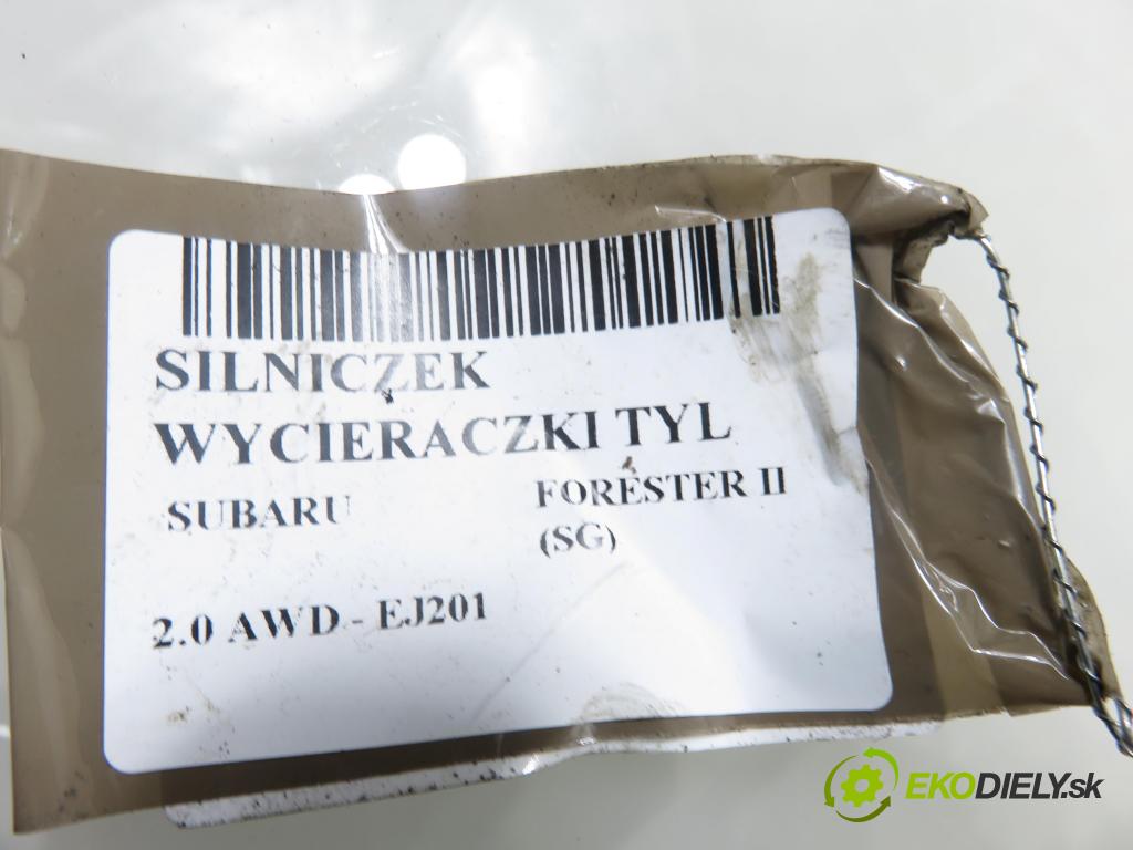 SUBARU FORESTER (SG_) KOMBI 2006 92,00 2.0 AWD 125 - EJ201 1994,00 Motorček stierače zadné 