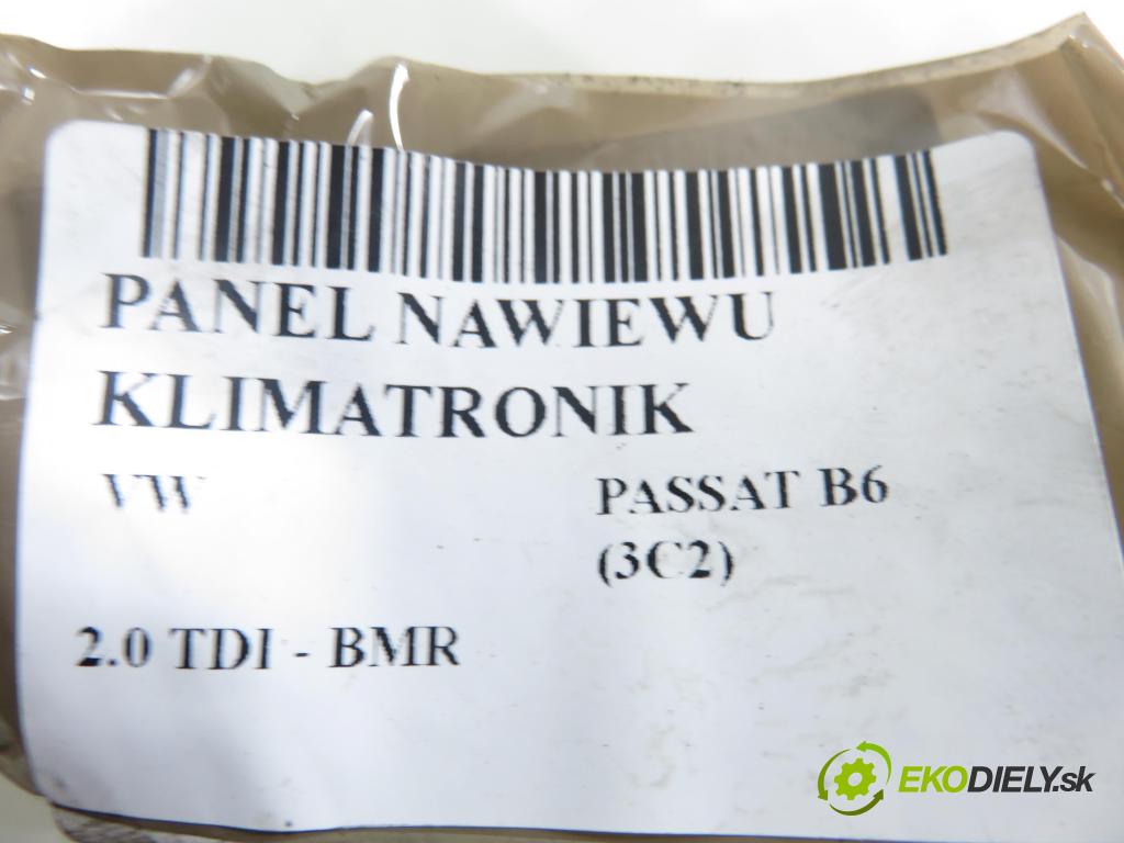 VW PASSAT B6 (3C2) SEDAN 2007 125,00 2.0 TDI - BMR 1968,00 Panel kúrenia KLIMATRONIK 74677581
