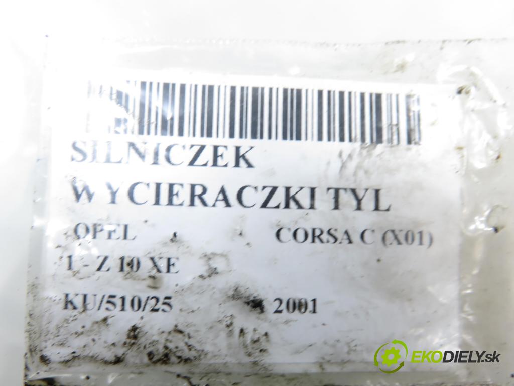OPEL CORSA C (X01) HB 2001 43,00 1.0 12V 58 - Z 10 XE 973,00 Motorček stierače zadné 09132802
