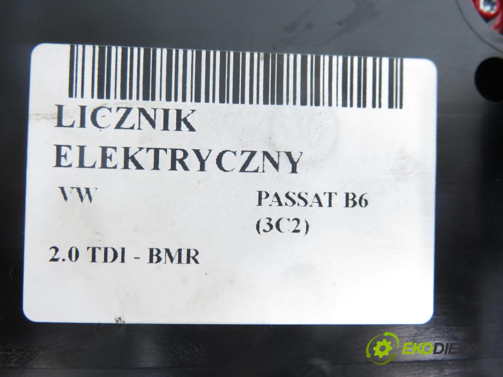 VW PASSAT B6 (3C2) SEDAN 2007 125,00 2.0 TDI - BMR 1968,00 Prístrojovka elektrický 3C0920871E