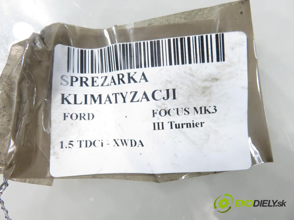 FORD FOCUS III Turnier KOMBI 2015 88,00 1.5 TDCi - XWDA 1499,00 KOMPRESOR: klimatizace  (Kompresor klimatizace)