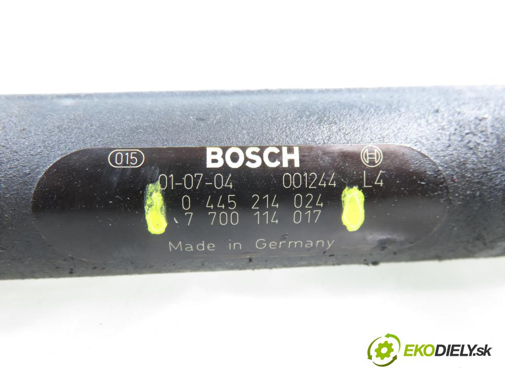 RENAULT LAGUNA II (BG0/1_) LIFTBACK 2002 88,00 1.9 dCi 120 - F9Q 750 1870,00 Lišta vstrekovacia 0445214024 ; 7700114017 ; 0281002405 (Vstrekovacia lišta)