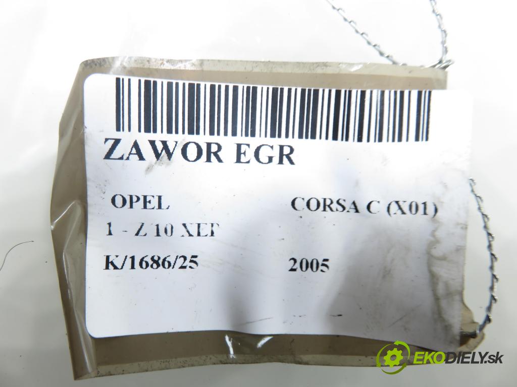 OPEL CORSA C (X01) HB 2005 44,00 1 - Z 10 XEP 998,00 VENTIL: EGR