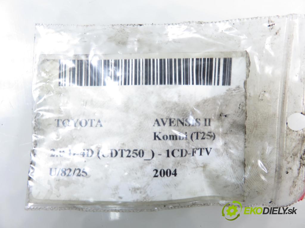 TOYOTA AVENSIS Kombi (_T25_) KOMBI 2004 85,00 2.0 D-4D 116 - 1CD-FTV 1995,00 vstrekovač 236700G010 (Vstrekovač paliva)