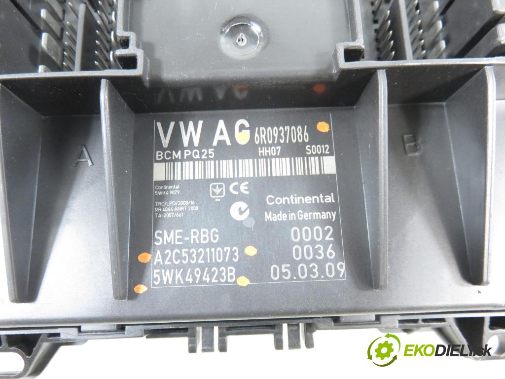 SEAT IBIZA IV (6J5, 6P1) HB 2009 51,00 1.2 12V DOHC 70 - BZG 1198,00 MODUL BSI 6R0937086 ; A2C53211073 ; 5WK49423B