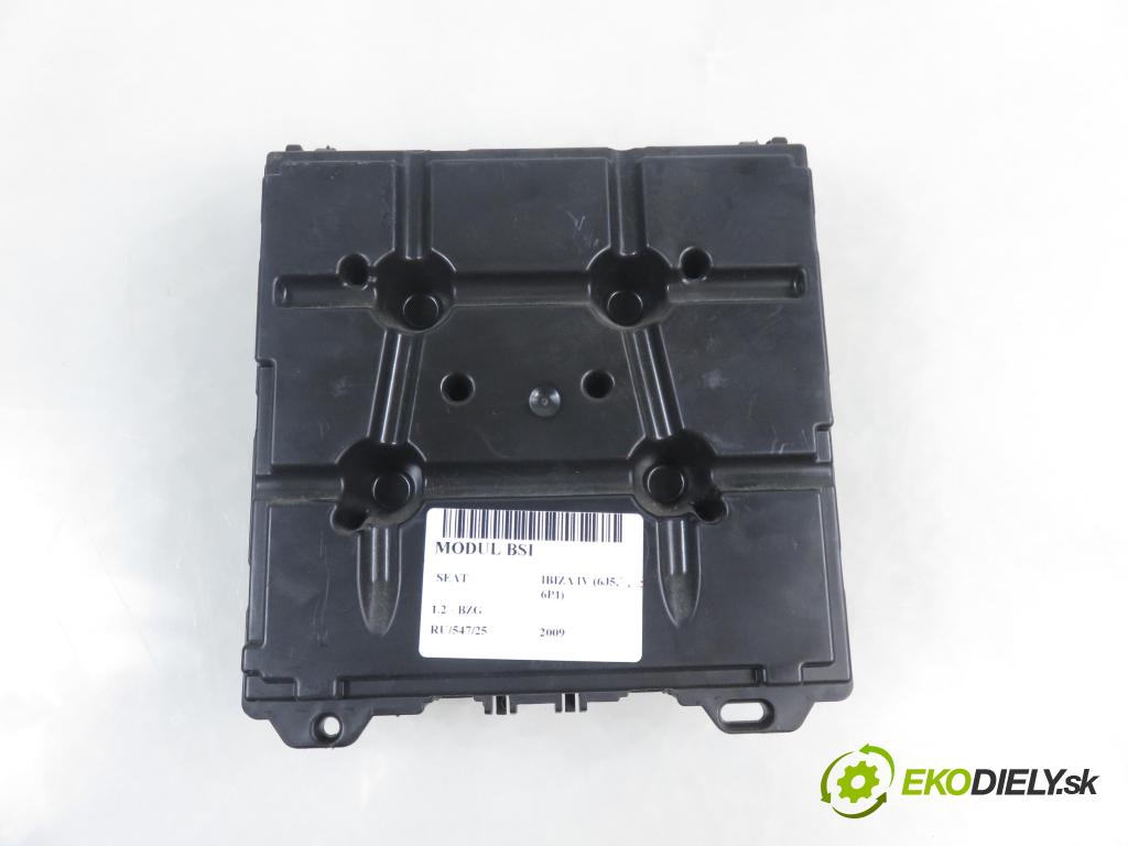 SEAT IBIZA IV (6J5, 6P1) HB 2009 51,00 1.2 12V DOHC 70 - BZG 1198,00 MODUL BSI 6R0937086 ; A2C53211073 ; 5WK49423B