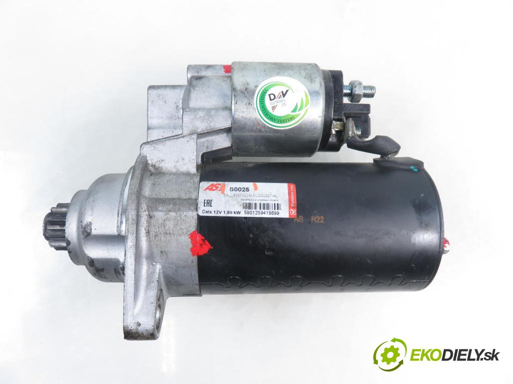 VW BORA (1J2) SEDAN 1999 66,00 1.9 TDI - AGR 1896,00 Štartér S0025 (Štartér)