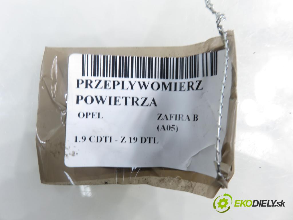 OPEL ZAFIRA B (A05) MINIVAN 2006 74,00 1.9 CDTI 8V 101 - Z 19 DTL 1910,00 váha vzduchu vzduchu AFH6029