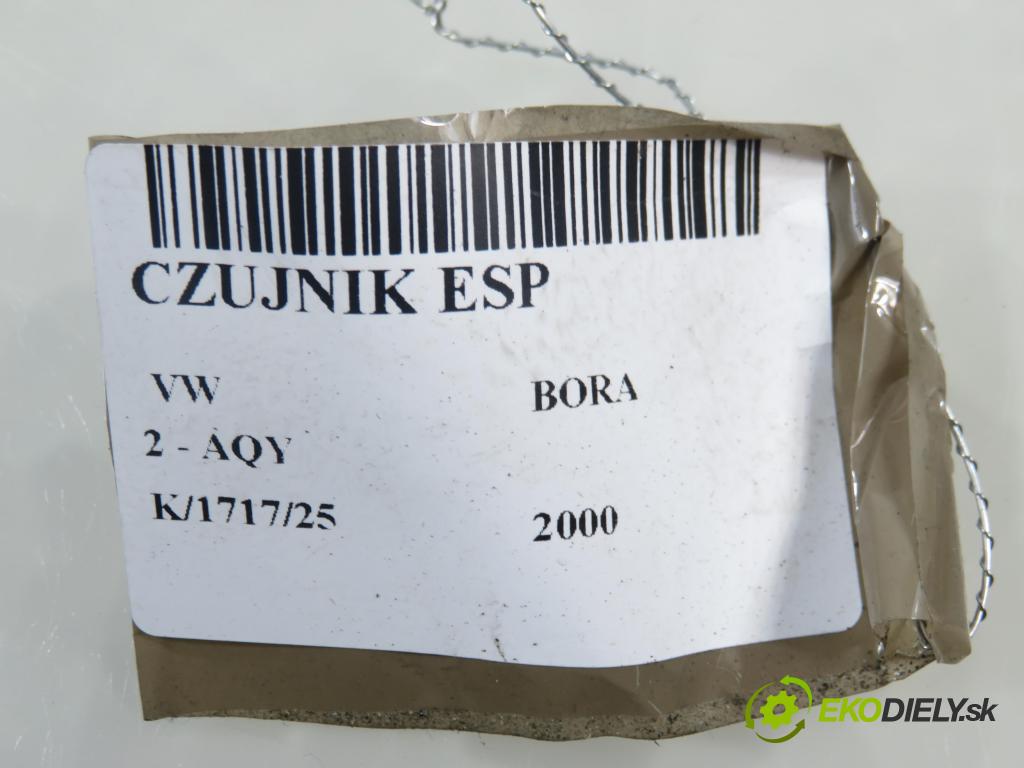 VW BORA (1J2) SEDAN 2000 85,00 2 - AQY 1984,00 snímač ESP 1J0907657A ; 10098000311 ; 1J0907651A