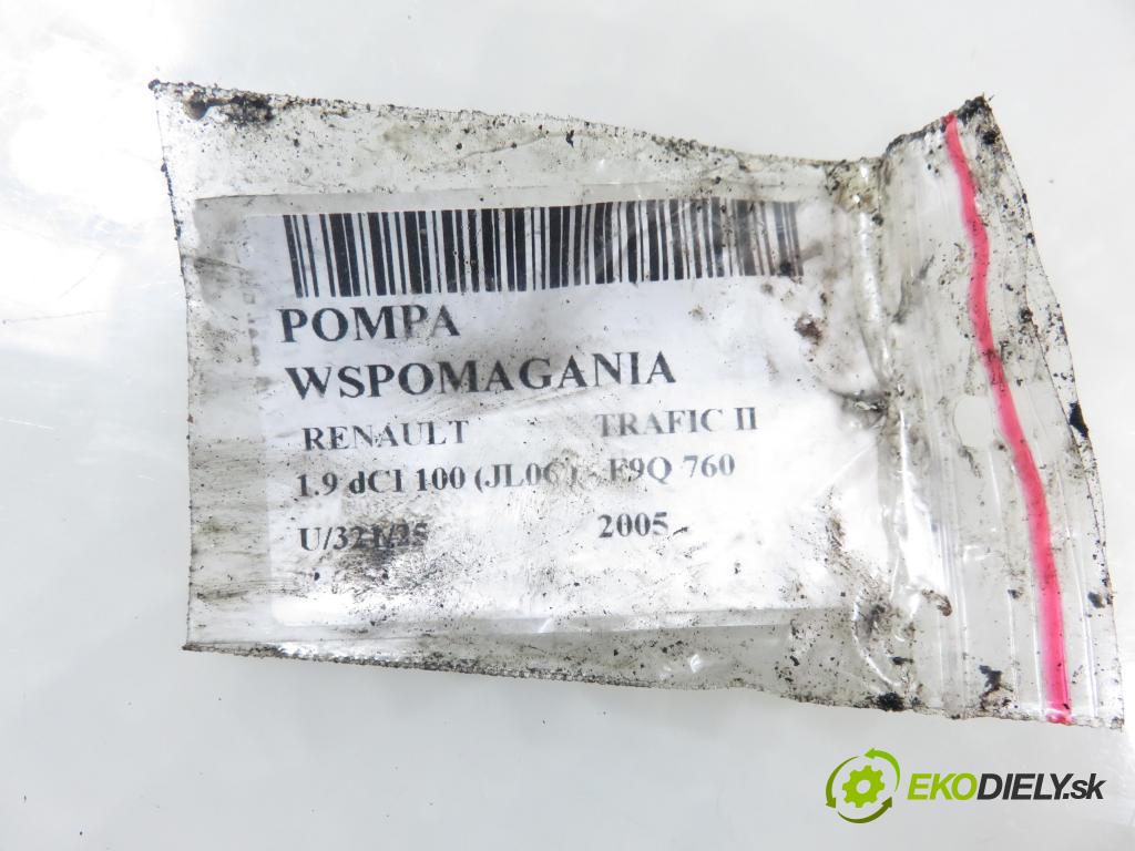 RENAULT TRAFIC II Autobus (JL) BUS 2005 74,00 1.9 dCI 100 (JL0C) - F9Q 760 1870,00 pumpa servočerpadlo  (Servočerpadlo)