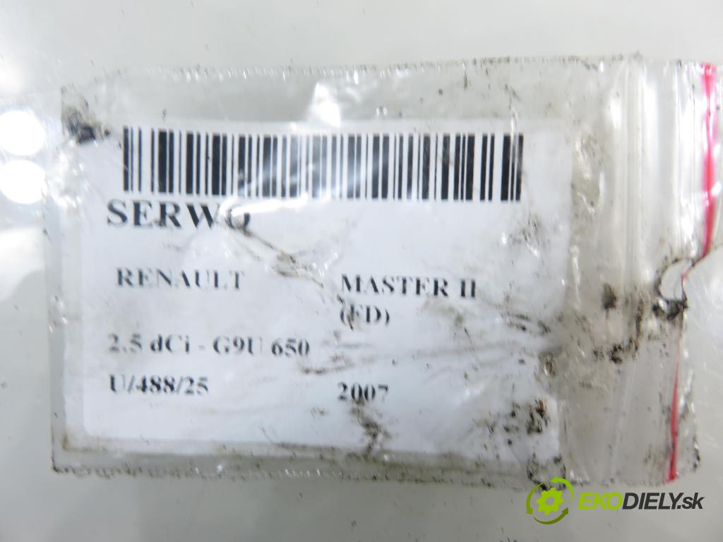 RENAULT MASTER II Skrzynia (FD) FURGON 2007 88,00 2.5 dCi 120 - G9U 650 2464,00 posilovač 8200698352 ; 0204024918 (Servočerpadlo)