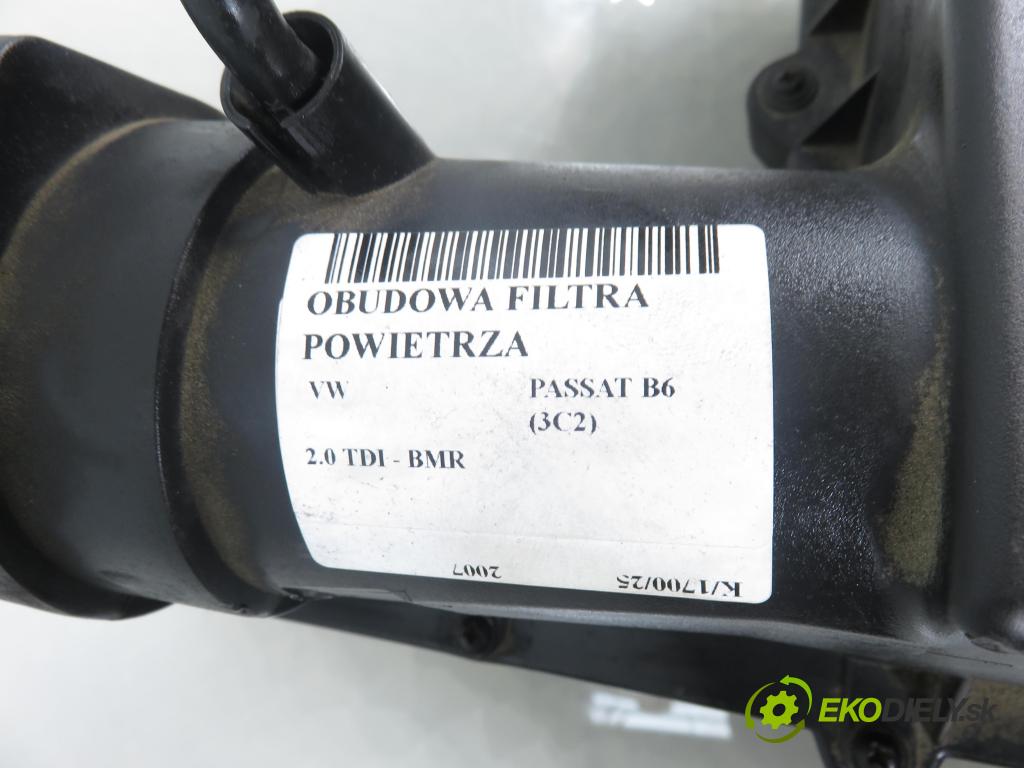 VW PASSAT B6 (3C2) SEDAN 2007 125,00 2.0 TDI - BMR 1968,00 Obal filtra vzduchu 3C0129607AS ; 3C0129601BF (Obal vzduchového filtra)
