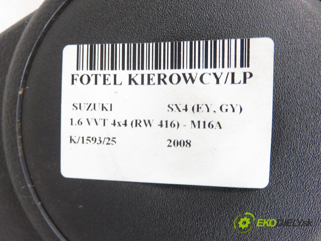 SUZUKI SX4 (EY, GY) CROSSOVER 2008 79,00 1.6 VVT 4x4 (RW 416) 107 - M16A 1586,00 Sedadlo šoféri