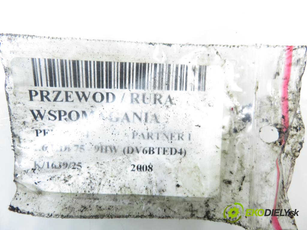 PEUGEOT PARTNER Skrzynia (5_, G_) KOMBIVAN 2008 55,00 1.6 HDi 75 - 9HW (DV6BTED4) 1560,00 rúrka / Rúra servočerpadlo 9659469880