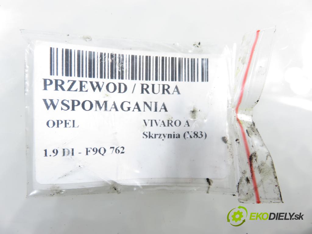 OPEL VIVARO A Skrzynia (X83) FURGON 2003 60,00 1.9 DI 80 - F9Q 762 1870,00 rúrka / Rúra servočerpadlo 204245A