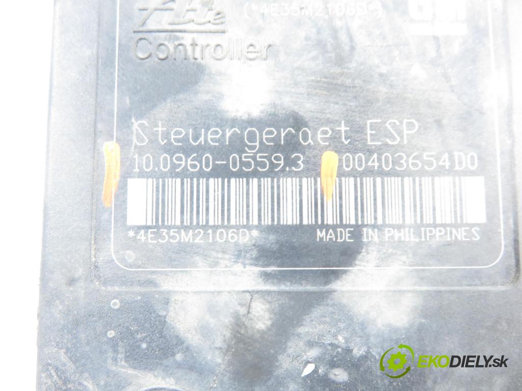 OPEL ZAFIRA B (A05) MINIVAN 2006 74,00 1.9 CDTI 8V 101 - Z 19 DTL 1910,00 Pumpa ABS  ; 13234911AS (Pumpa ABS)