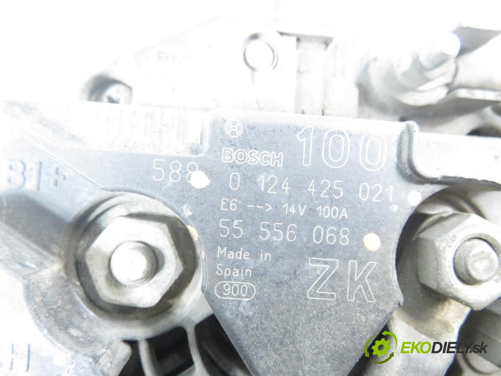 OPEL CORSA C (X01) HB 2005 44,00 1 - Z 10 XEP 998,00 Alternátor 0124425021 ; 55556068 (Alternátor)