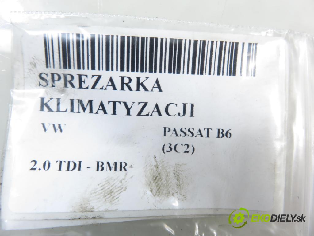 VW PASSAT B6 (3C2) SEDAN 2007 125,00 2.0 TDI - BMR 1968,00 KOMPRESOR: klimatizácie 1K0820859F (Kompresor klimatizácie)