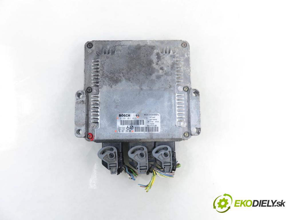 FIAT ULYSSE (179_) VAN 2003 94,00 2.2 JTD - 4HW (DW12ATED4) 2179,00 Riadiaca jednotka Motor 0281011033 ; 9646719280