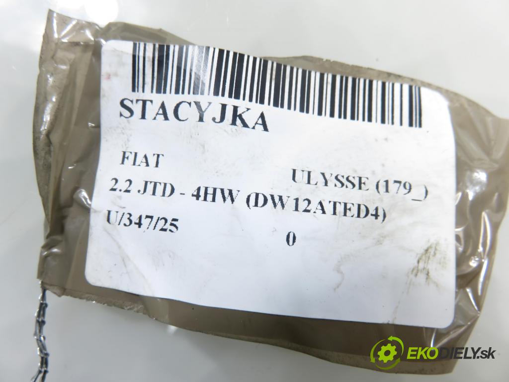 FIAT ULYSSE (179_) VAN 2003 94,00 2.2 JTD - 4HW (DW12ATED4) 2179,00 spinačka 9663123280 (Spínacia skrinka)