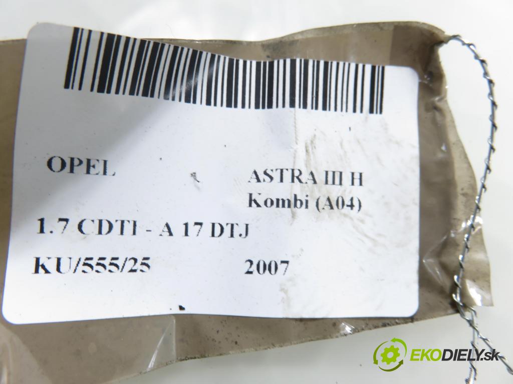 OPEL ASTRA H Kombi (A04) KOMBI 2007 81,00 1.7 CDTI - A 17 DTJ 1686,00 Riadiaca jednotka Motor 98025829 ; 8980258291 ; MB2758004861