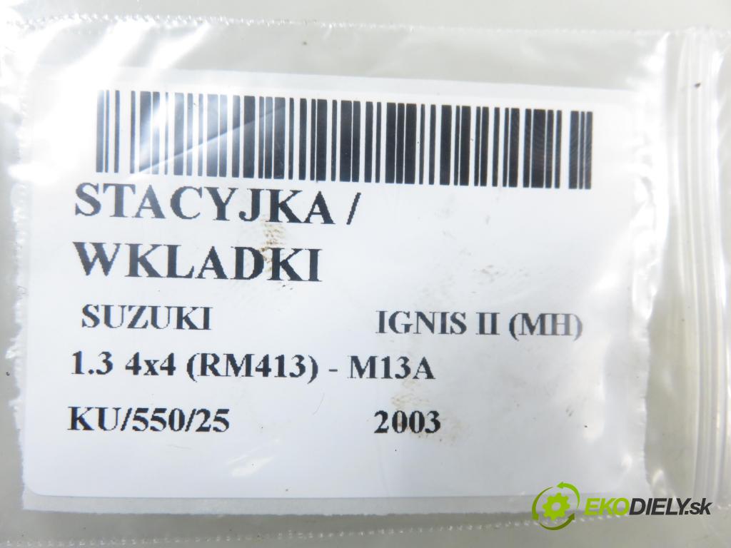 SUZUKI IGNIS II (MH) HB 2003 69,00 1.3 VVT 4x4 94 - M13A 1328,00 spinačka 24413106 ; 3397086G0 ; X1T12571M (Spínacia skrinka)