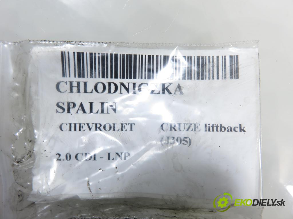 CHEVROLET CRUZE liftback (J305) HB 2012 120,00 2.0 Dsl - LNP 1998,00 Chladič spalín 96868923 ; 25185316