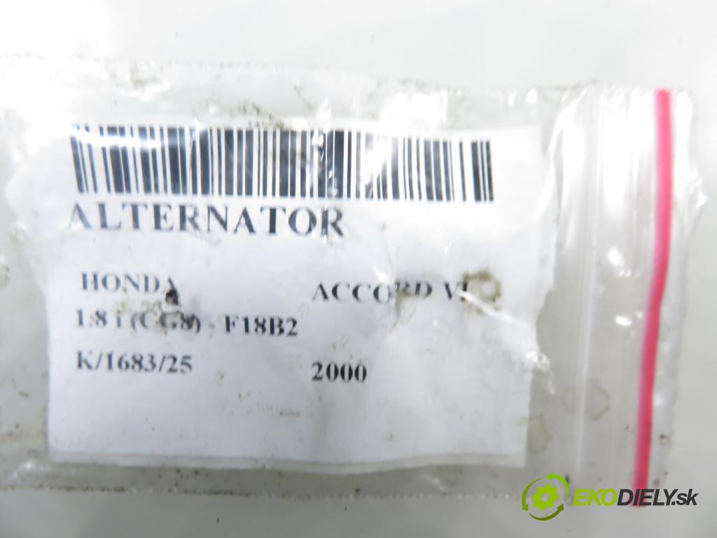 HONDA ACCORD VI (CK, CG, CH, CF8) SEDAN 2000 100,00 1.8 i (CG8) - F18B2 1850,00 Alternátor 0124325006 ; 31100PDAE01 (Alternátor)