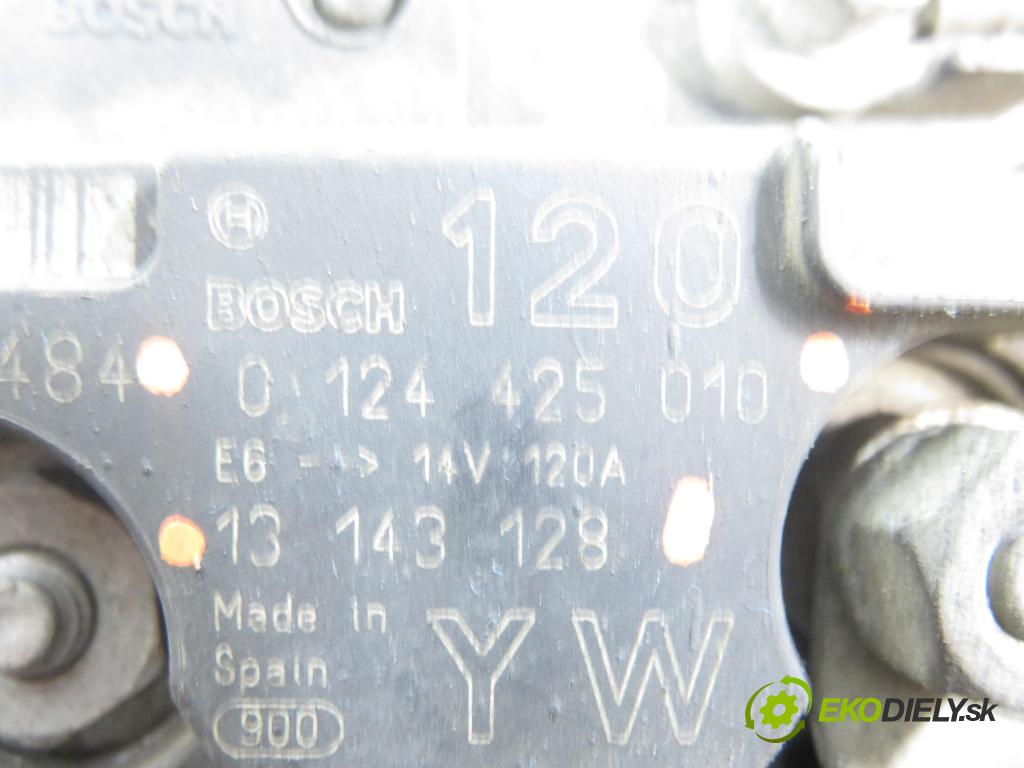 OPEL CORSA C (X01) HB 2004 55,00 1.2 16V 75 - Z 12 XE 1199,00 Alternátor 0124425010 ; 13143128 (Alternátor)