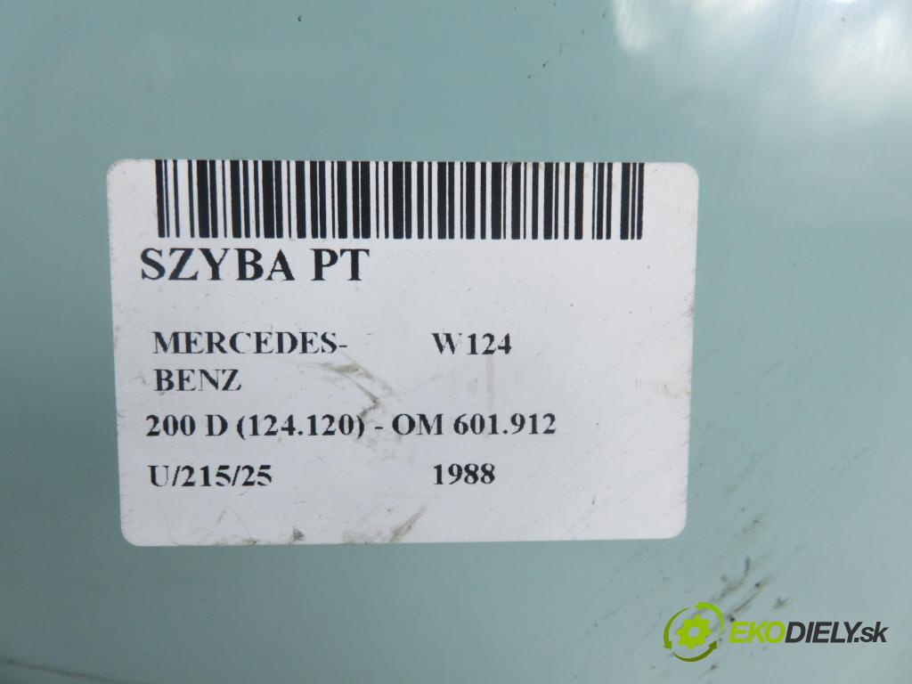 MERCEDES-BENZ Sedan (W124) SEDAN 1988 53,00 200 D (124.120) 72 - OM 601.912 1997,00 okno PT